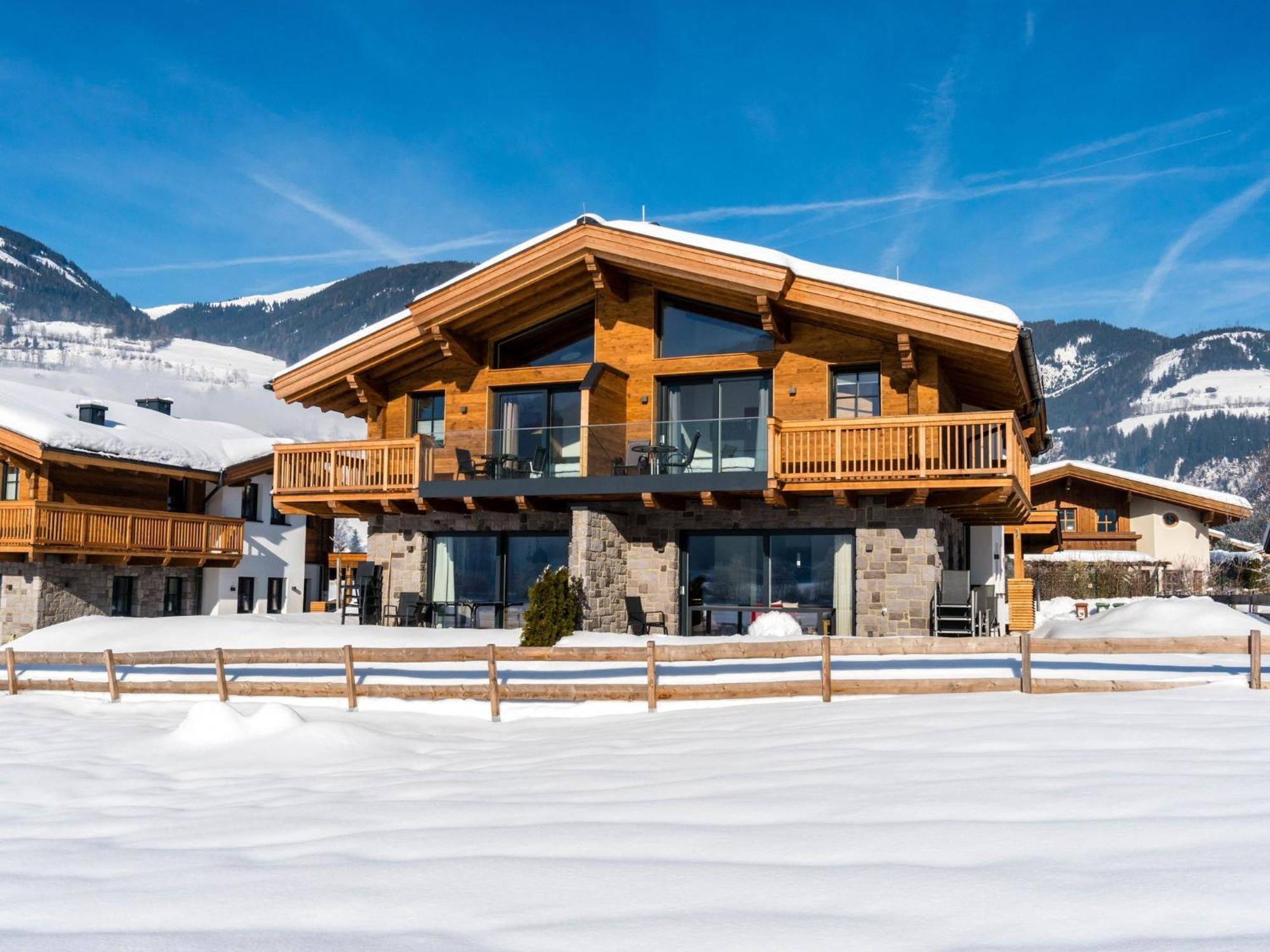 Detached Luxury Holiday Home With Sauna Niedernsill Exterior foto